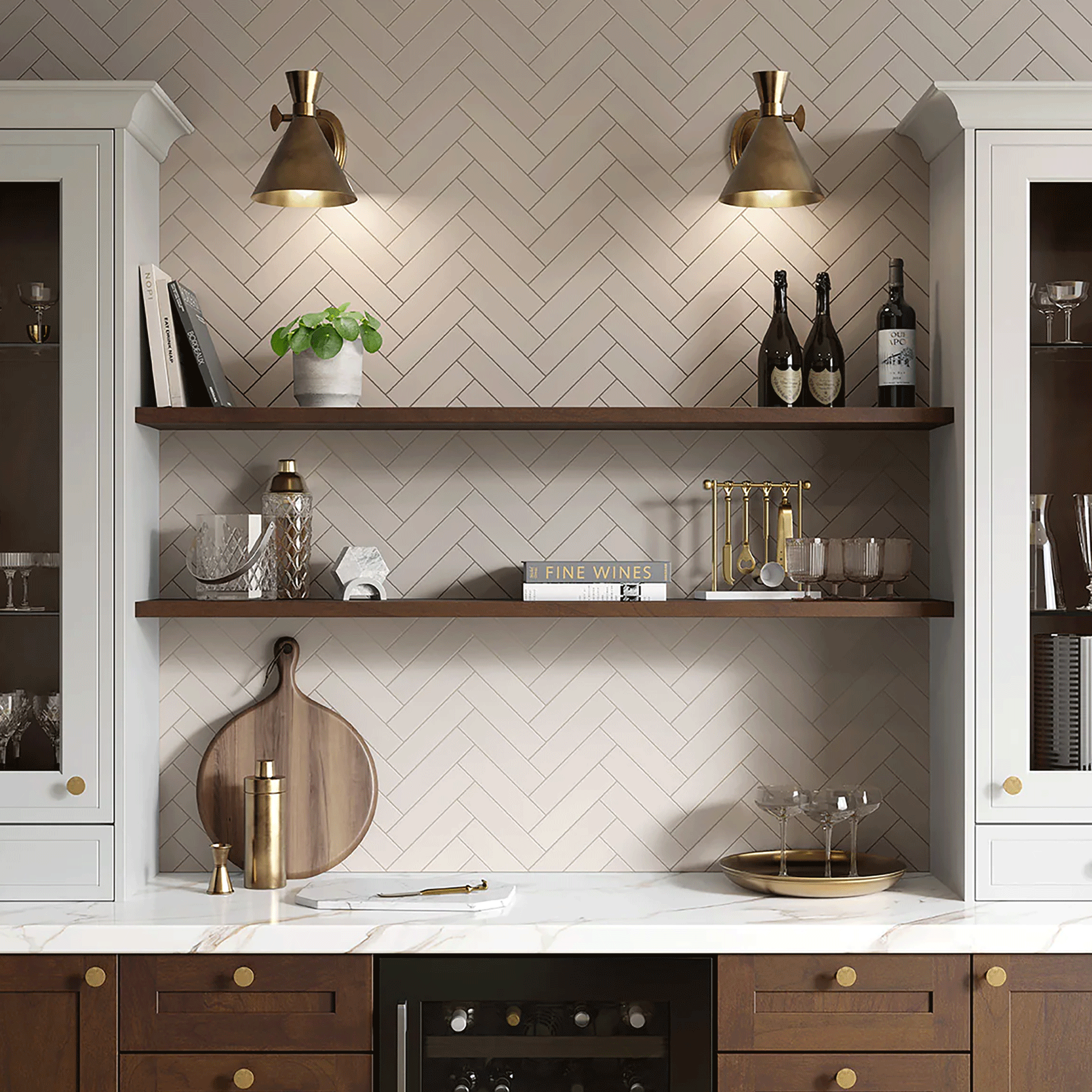 Ceramic Tile Backsplash