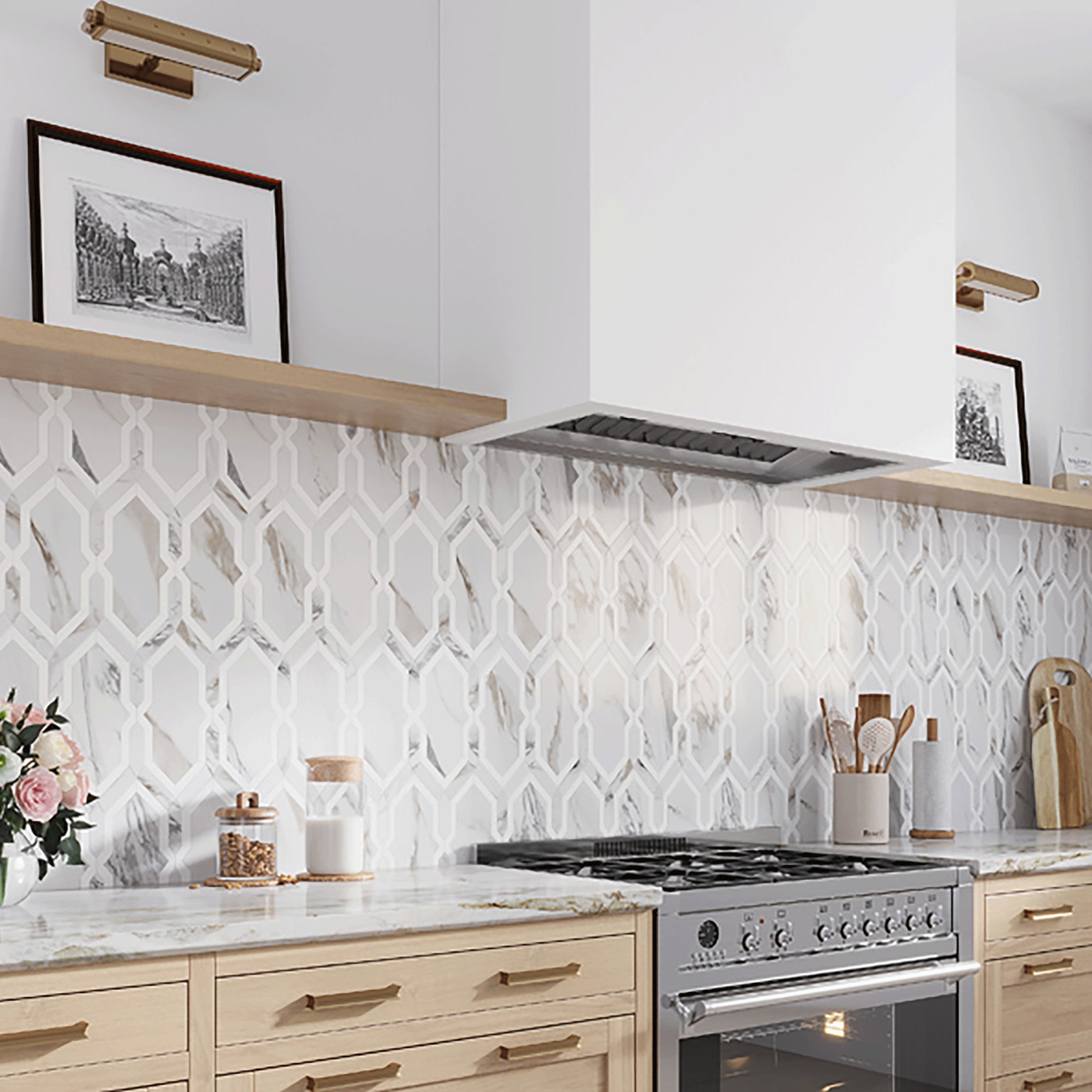 Natural Stone Backsplash