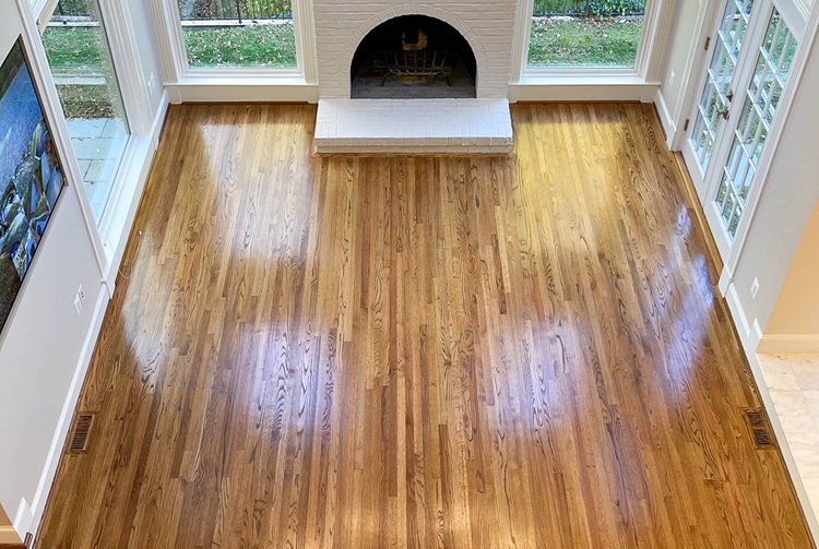 Hardwood Sanding and Refinishing in Rockville by Aladdin Carpet & Floors