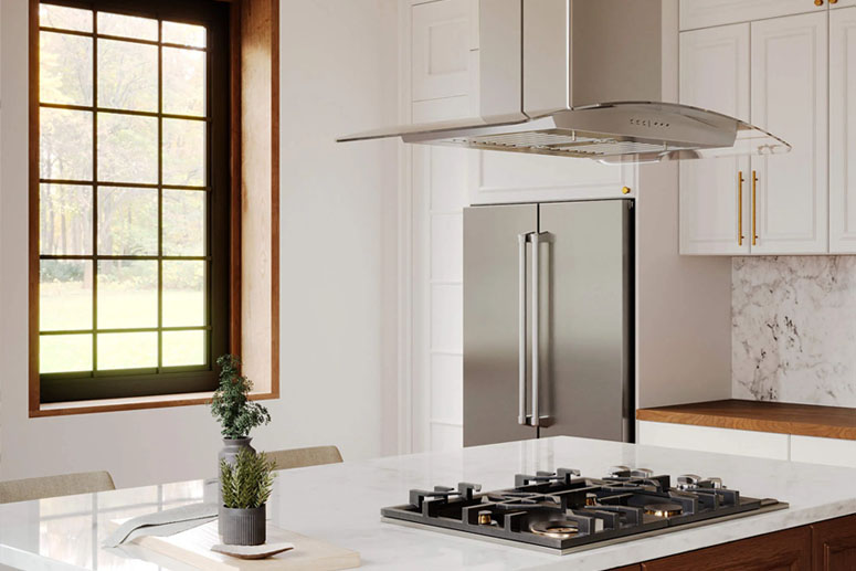zline range hood care
