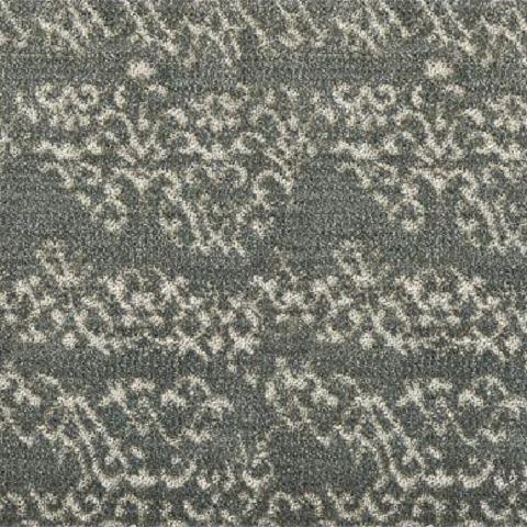 Stanton Baroque Steel 13x21 feet Nylon Carpet Remnant