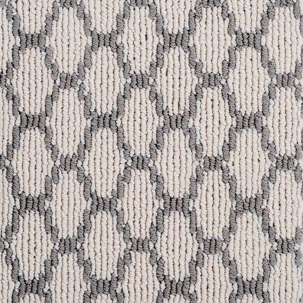 Stanton Pioneer Interlock Antique Silver 12x20 feet Nylon Carpet Remnant