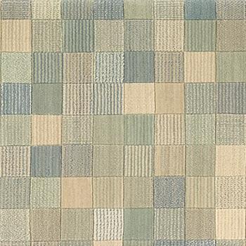 Nourison Ashton Block Pastel 13x15 feet Wool Carpet Remnant