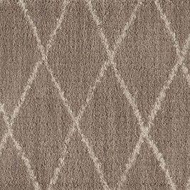 Nourison Ind. Marrakeshtrell Dove/ Ivory 12x13 feet Wool Carpet Remnant