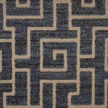 Nourison Ind. Vintage Key Twilight 13x15 Polyester Carpet Remnant