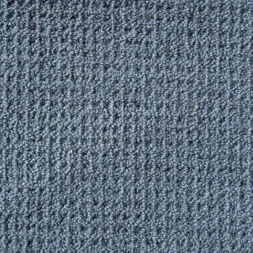 Dixie Home Etchings Blue 12x15 feet Wool Carpet Remnant