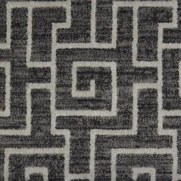 Nourison Vintage Key Wrought Iron 13x14 feet Polyester Carpet Remnant